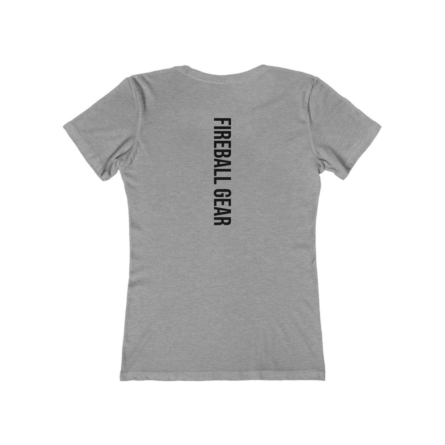 Fireball Gear - Flame & Gear - Schwarz - Damen Slim Fit T-Shirt