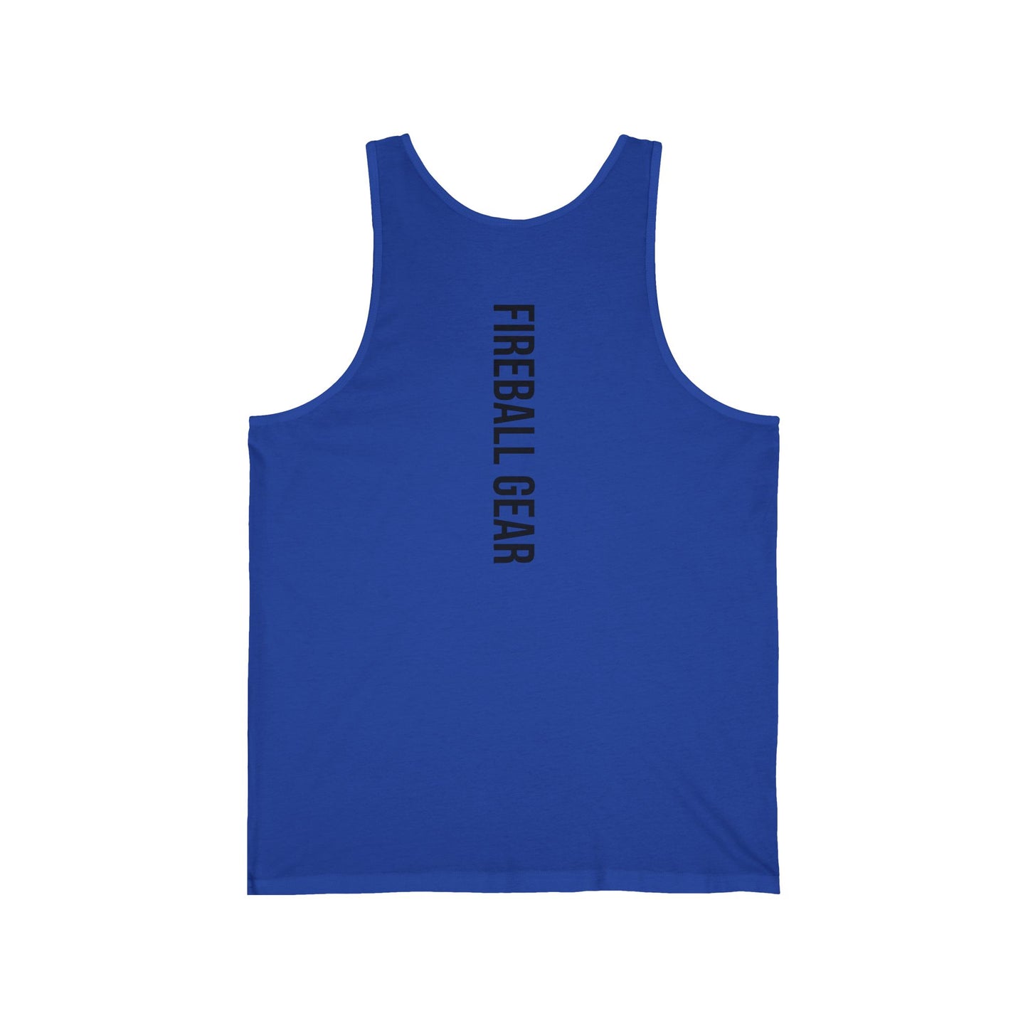 Fireball Gear – Flamme & Ausrüstung – Schwarz – Unisex Jersey Tank Top