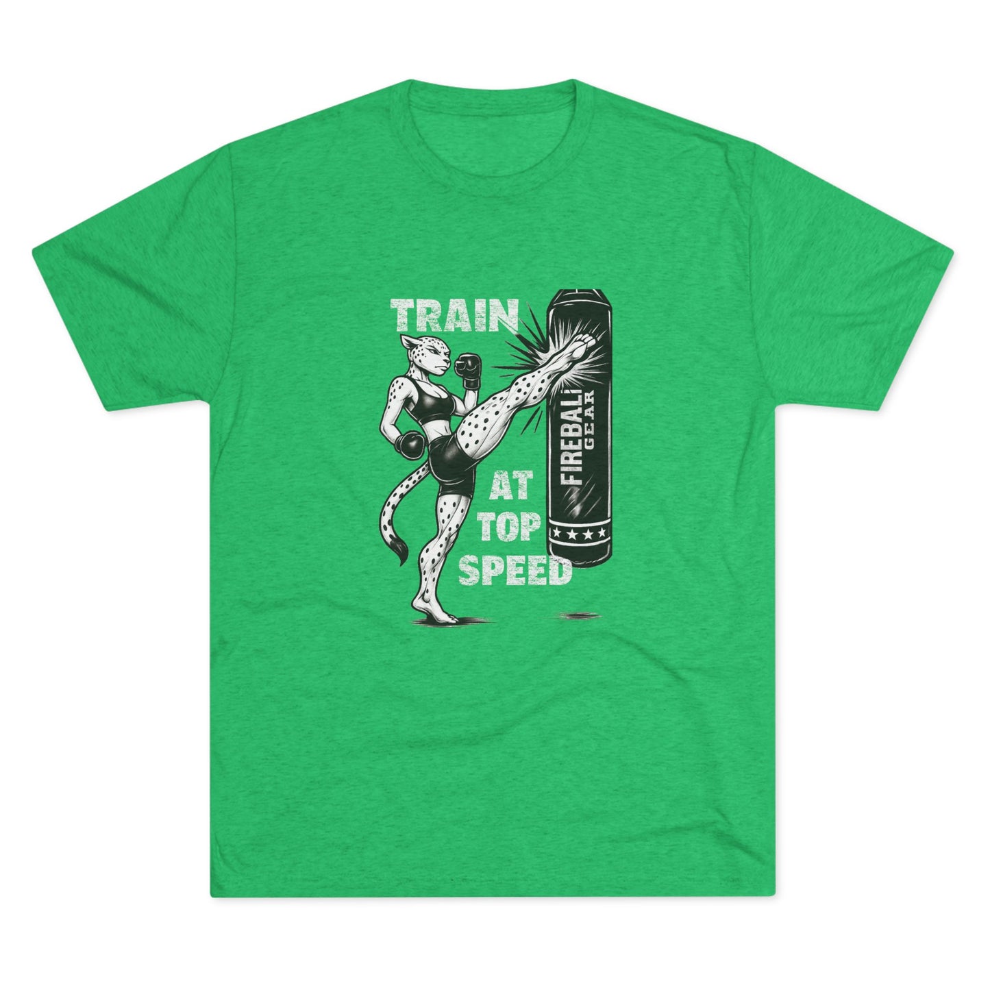 Beast Mode Serie - Train at Top Speed ​​Female - Unisex Triblend T-Shirt