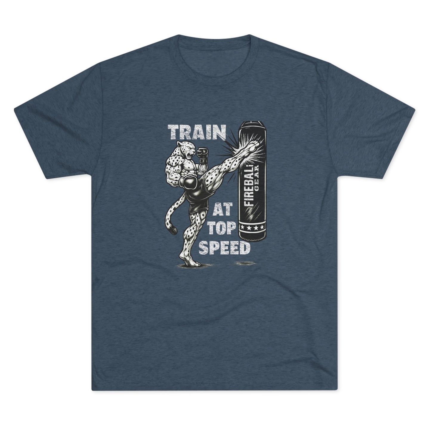 Beast Mode Serie - Trainiere mit Höchstgeschwindigkeit - Unisex Triblend T-Shirt