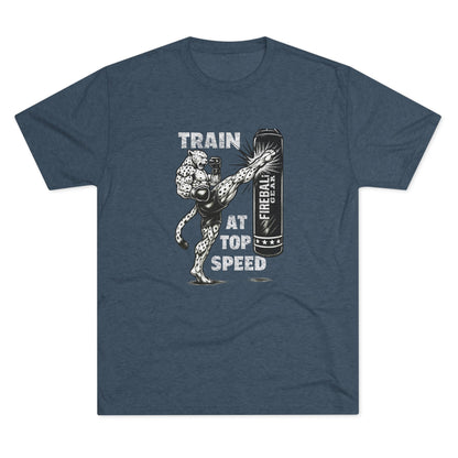 Beast Mode Serie - Trainiere mit Höchstgeschwindigkeit - Unisex Triblend T-Shirt