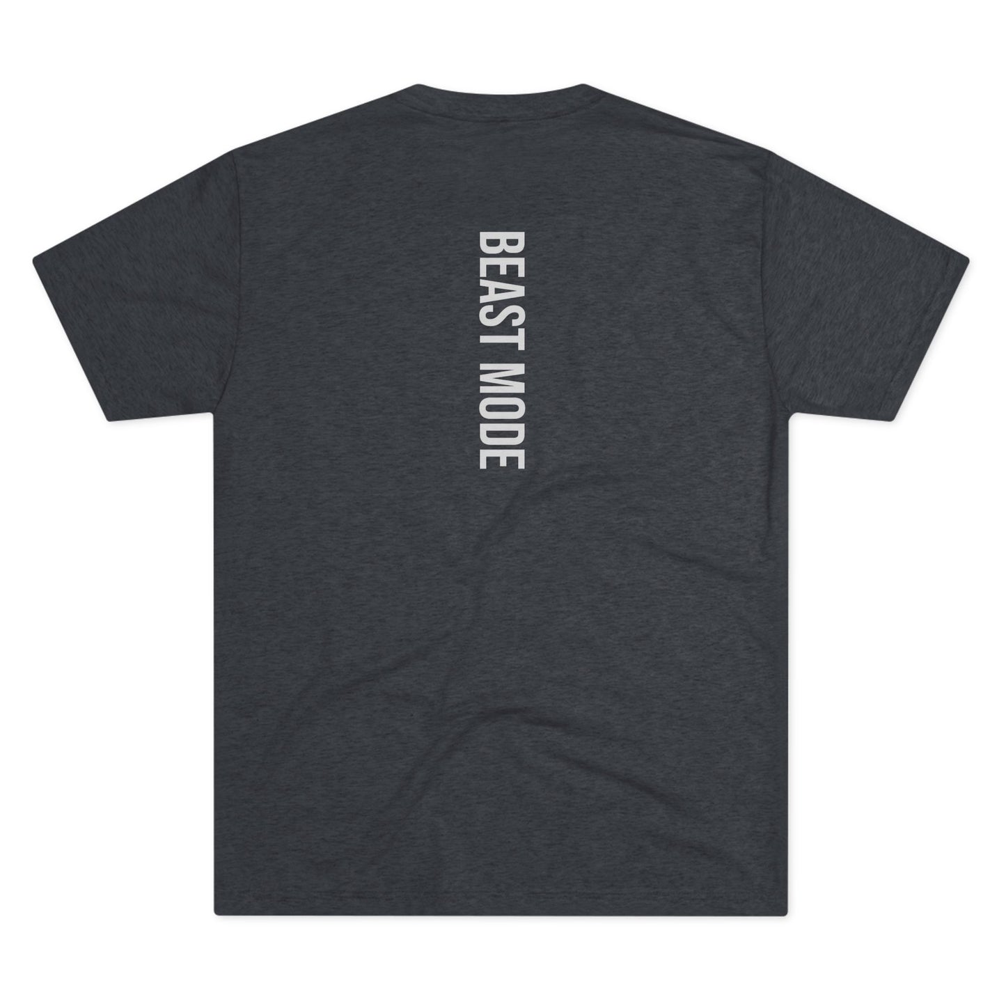 Serie Modo Bestia - Piel gruesa, cuádriceps más gruesos - Camiseta unisex de mezcla triple