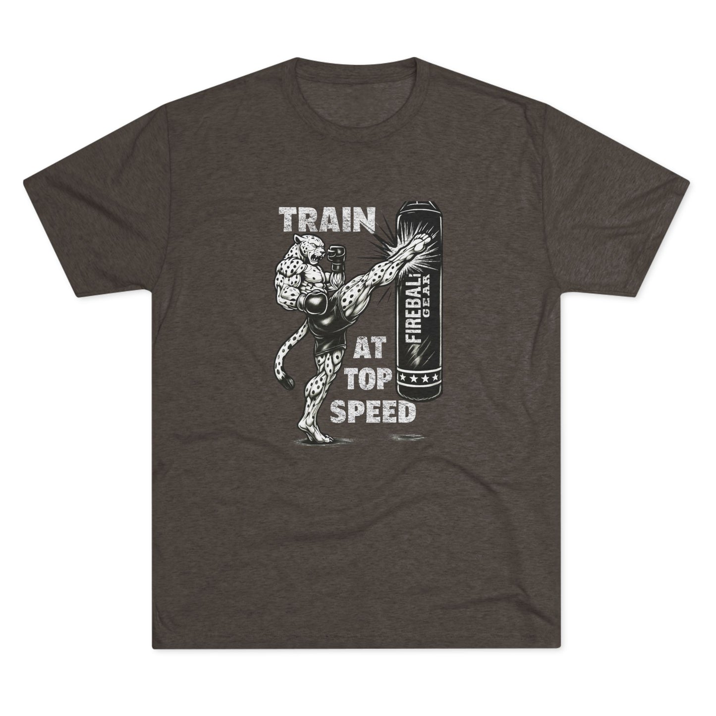 Beast Mode Serie - Trainiere mit Höchstgeschwindigkeit - Unisex Triblend T-Shirt