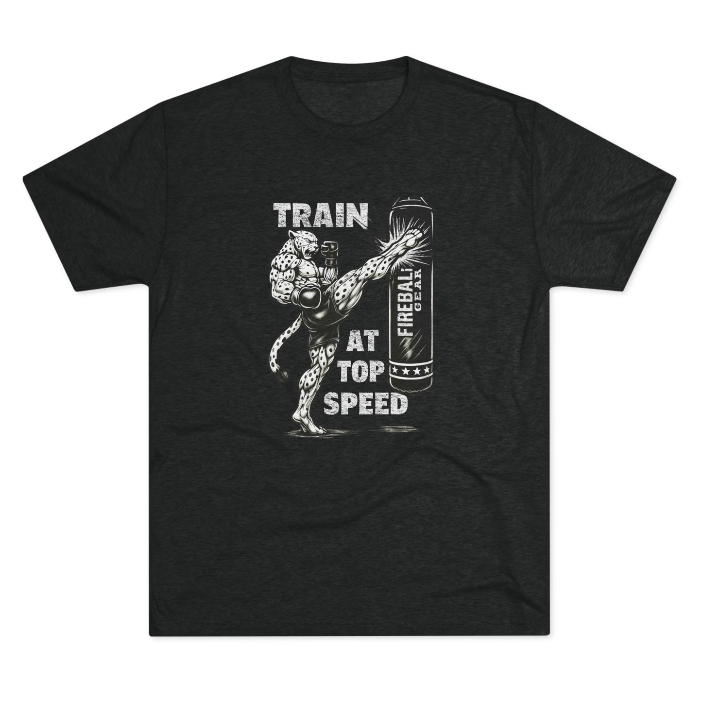 Beast Mode Serie - Trainiere mit Höchstgeschwindigkeit - Unisex Triblend T-Shirt