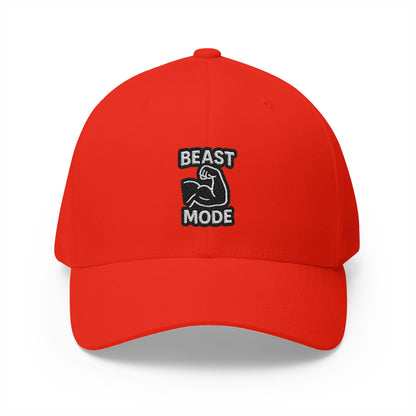 Beast Mode Series - Arm Flex - FlexFit Embroidered Baseball Cap
