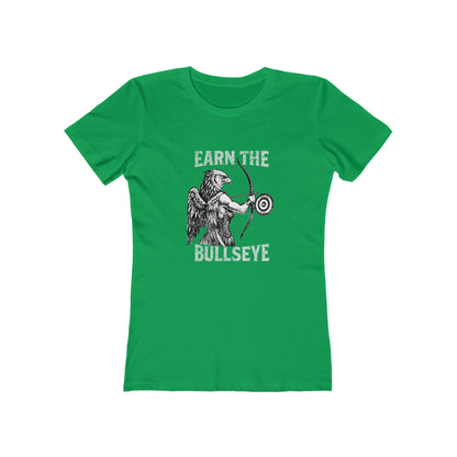 Beast Mode Series - Verdiene dir das Bullseye - Slim Fit T-Shirt für Damen