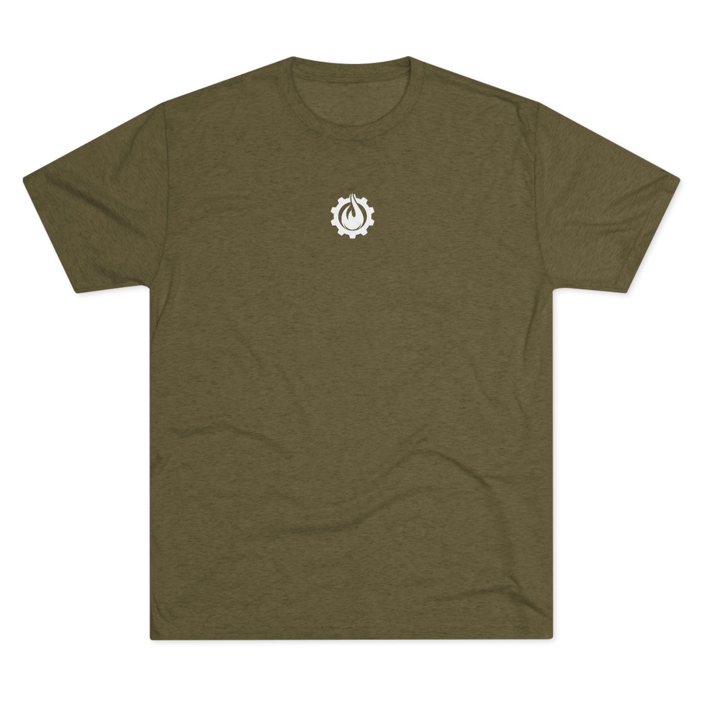 Fireball Gear - Flamme &amp; Ausrüstung zentriert - Weiß - Unisex Triblend T-Shirt