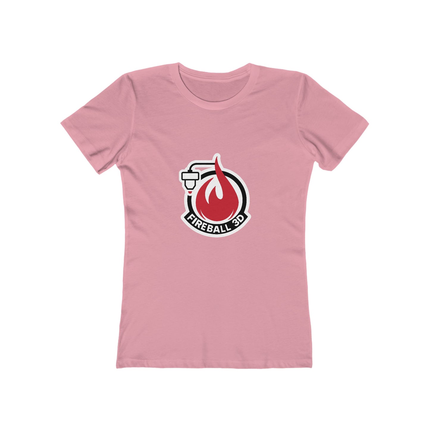 Fireball 3D Logo - Frauen Slim Fit T-Shirt