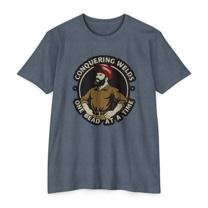Conquistando las soldaduras, una cuenta a la vez - Camiseta unisex