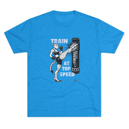 Beast Mode Serie - Train at Top Speed ​​Female - Unisex Triblend T-Shirt