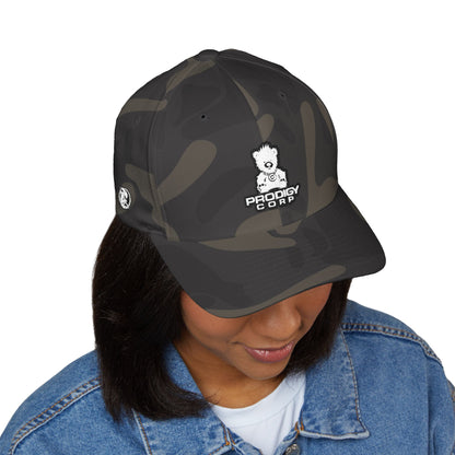 Gorra de béisbol bordada FlexFit de Alien Earth Prodigy Corp.
