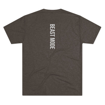 Serie Modo Bestia - Piel gruesa, cuádriceps más gruesos - Camiseta unisex de mezcla triple