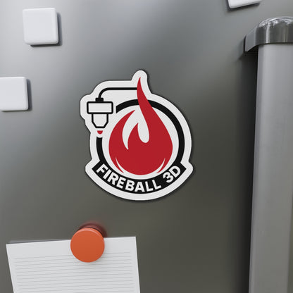 Fireball 3D - Die-Cut Magnets