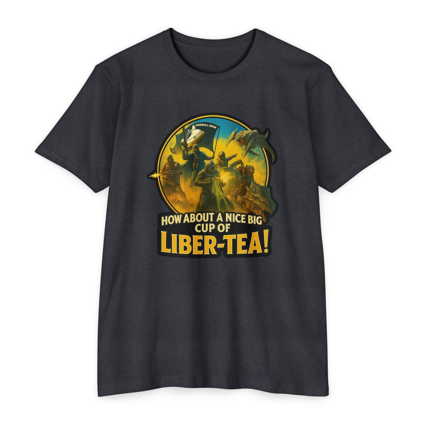 Hell Divers - Have a Nice Big Cup of LIBRA-TEA! - Gaming T-shirt