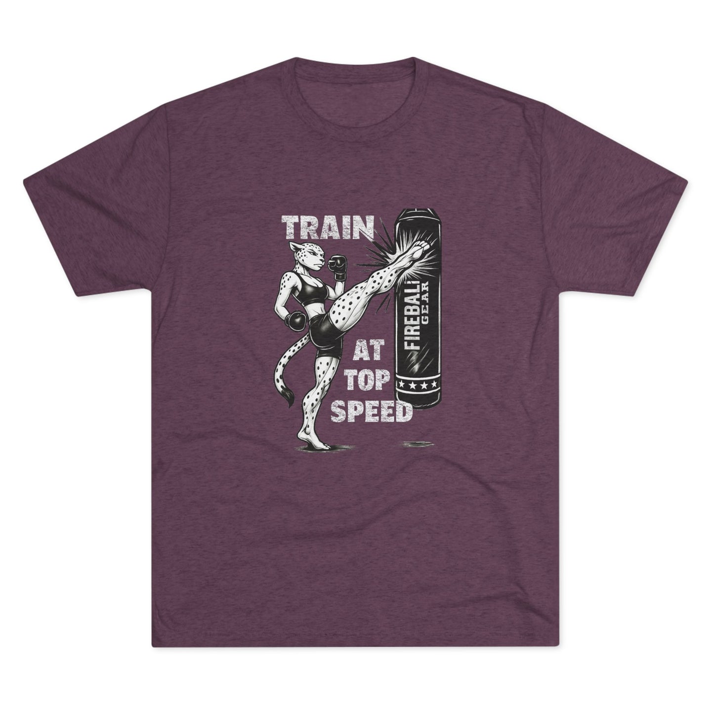 Beast Mode Serie - Train at Top Speed ​​Female - Unisex Triblend T-Shirt