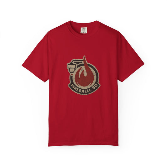 Fireball 3D v4.0 Distressed - T-shirt