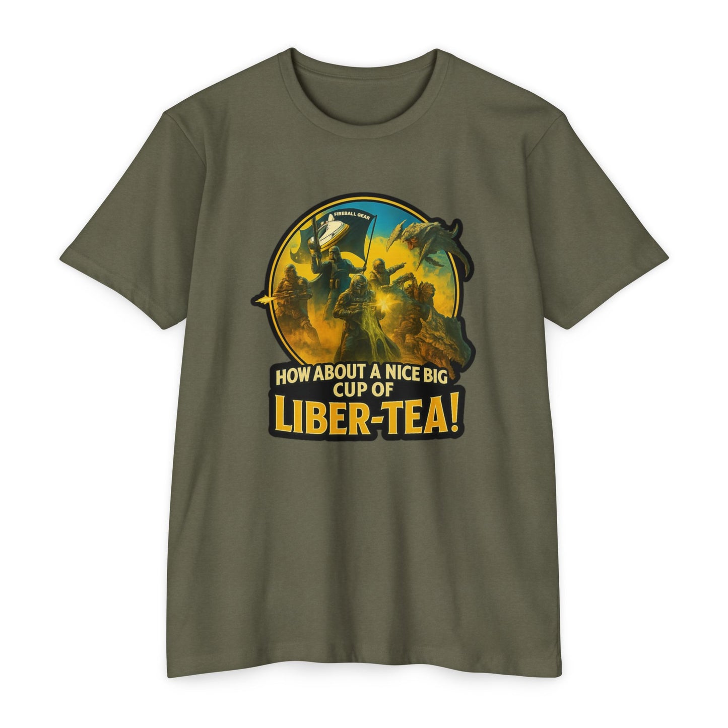 Hell Divers - Have a Nice Big Cup of LIBRA-TEA! - Gaming T-shirt