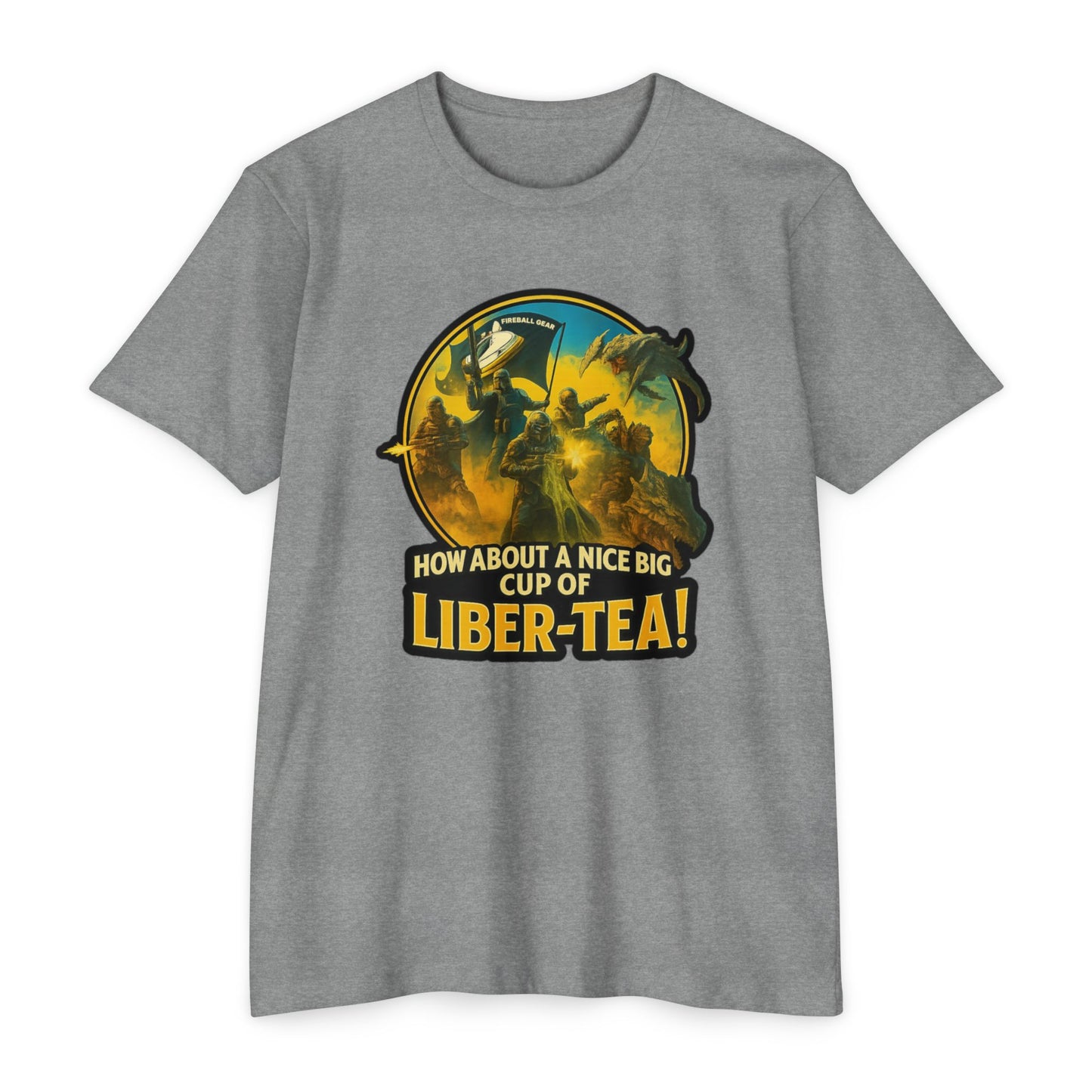 Hell Divers - Have a Nice Big Cup of LIBRA-TEA! - Gaming T-shirt