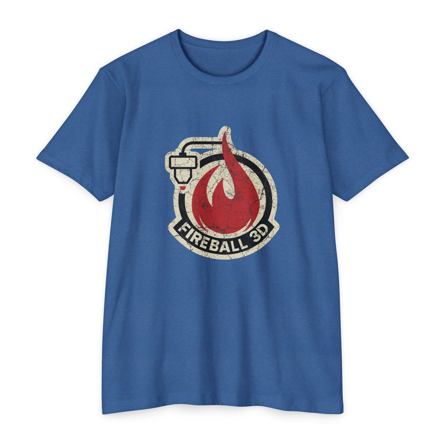 Fireball 3D - Distressed - T-shirt