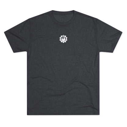 Fireball Gear - Flamme &amp; Ausrüstung zentriert - Weiß - Unisex Triblend T-Shirt
