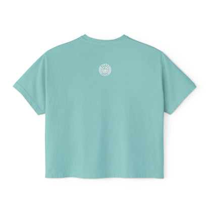 Beast Mode Series - Verdiene dir das Bullseye - Boxy T-Shirt für Damen