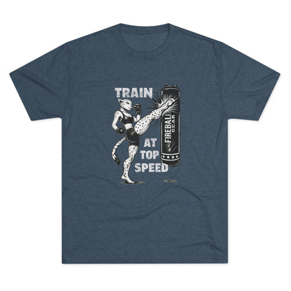 Beast Mode Serie - Train at Top Speed ​​Female - Unisex Triblend T-Shirt