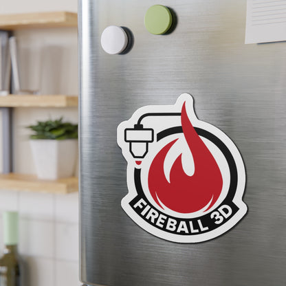 Fireball 3D - Die-Cut Magnets