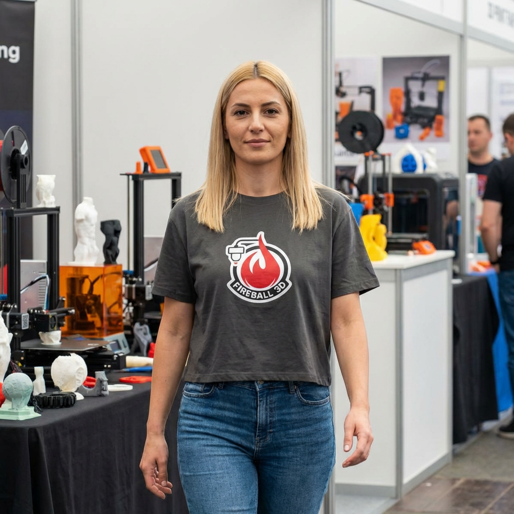Fireball 3D Logo - Frauen T-Shirt