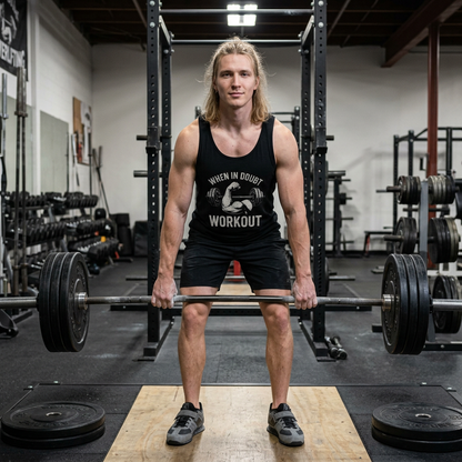 Im Zweifelsfall trainieren - Unisex Jersey Tank Top