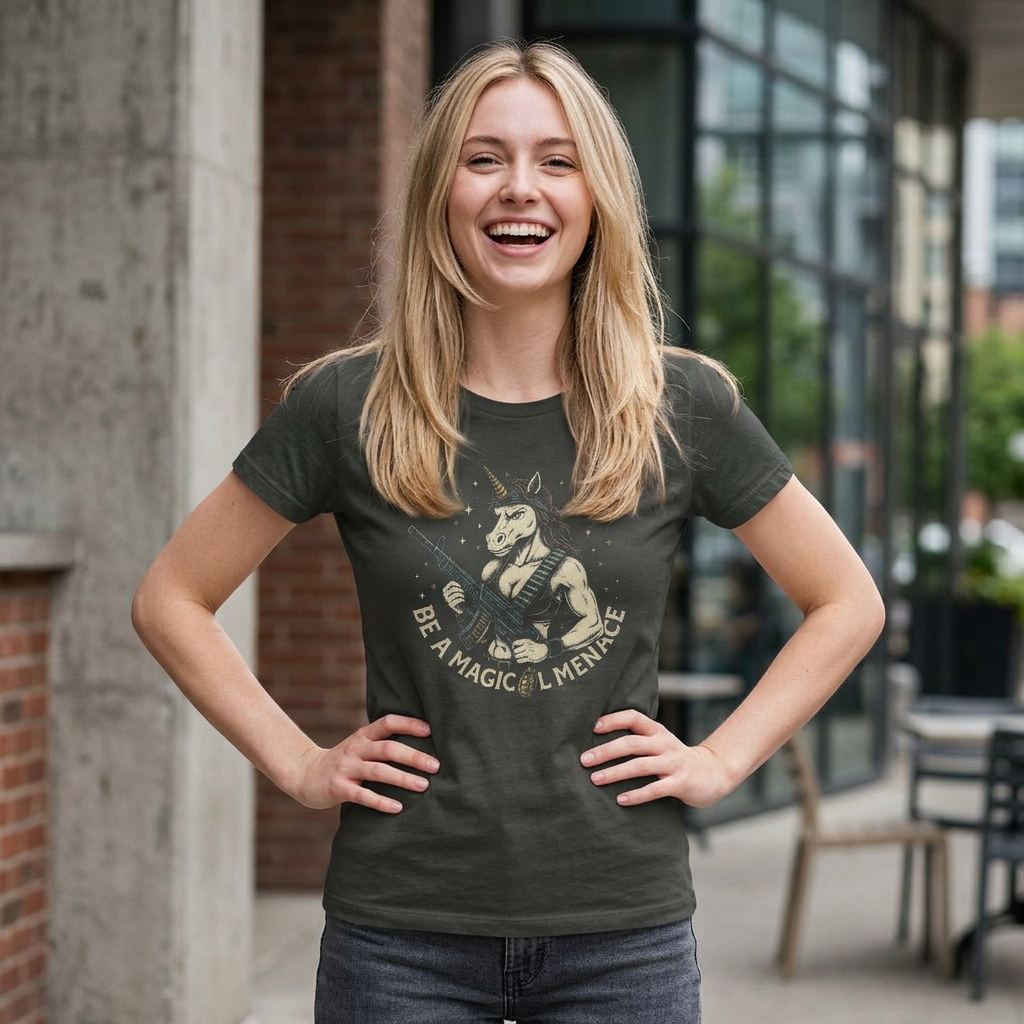 Magische Bedrohung - Frauen Slim Fit T-Shirt
