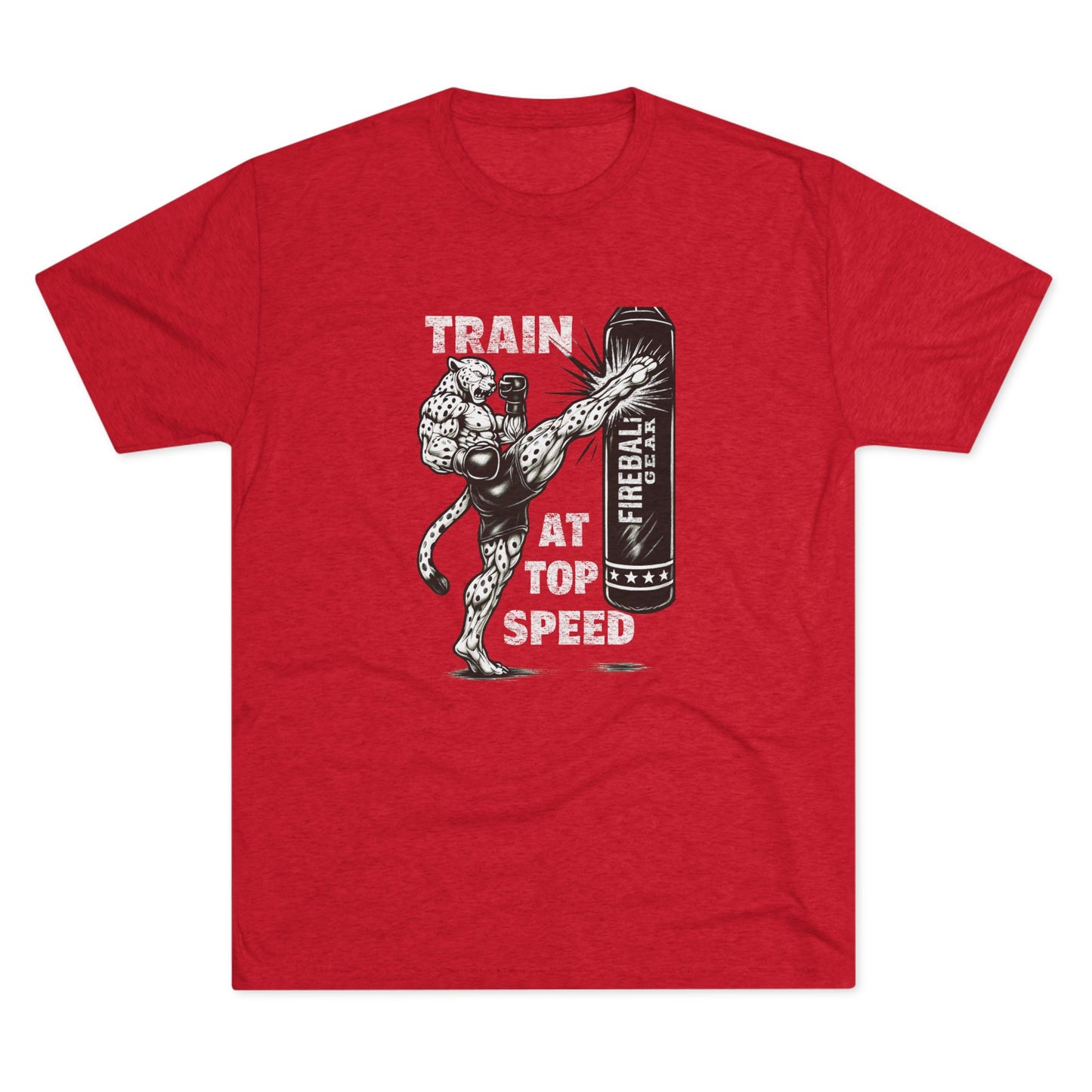 Beast Mode Serie - Trainiere mit Höchstgeschwindigkeit - Unisex Triblend T-Shirt