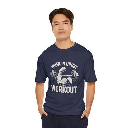 When in Doubt Workout - Polyester T-shirt