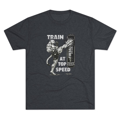 Beast Mode Serie - Trainiere mit Höchstgeschwindigkeit - Unisex Triblend T-Shirt