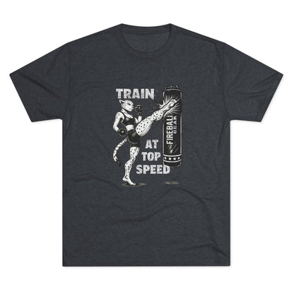Beast Mode Serie - Train at Top Speed ​​Female - Unisex Triblend T-Shirt