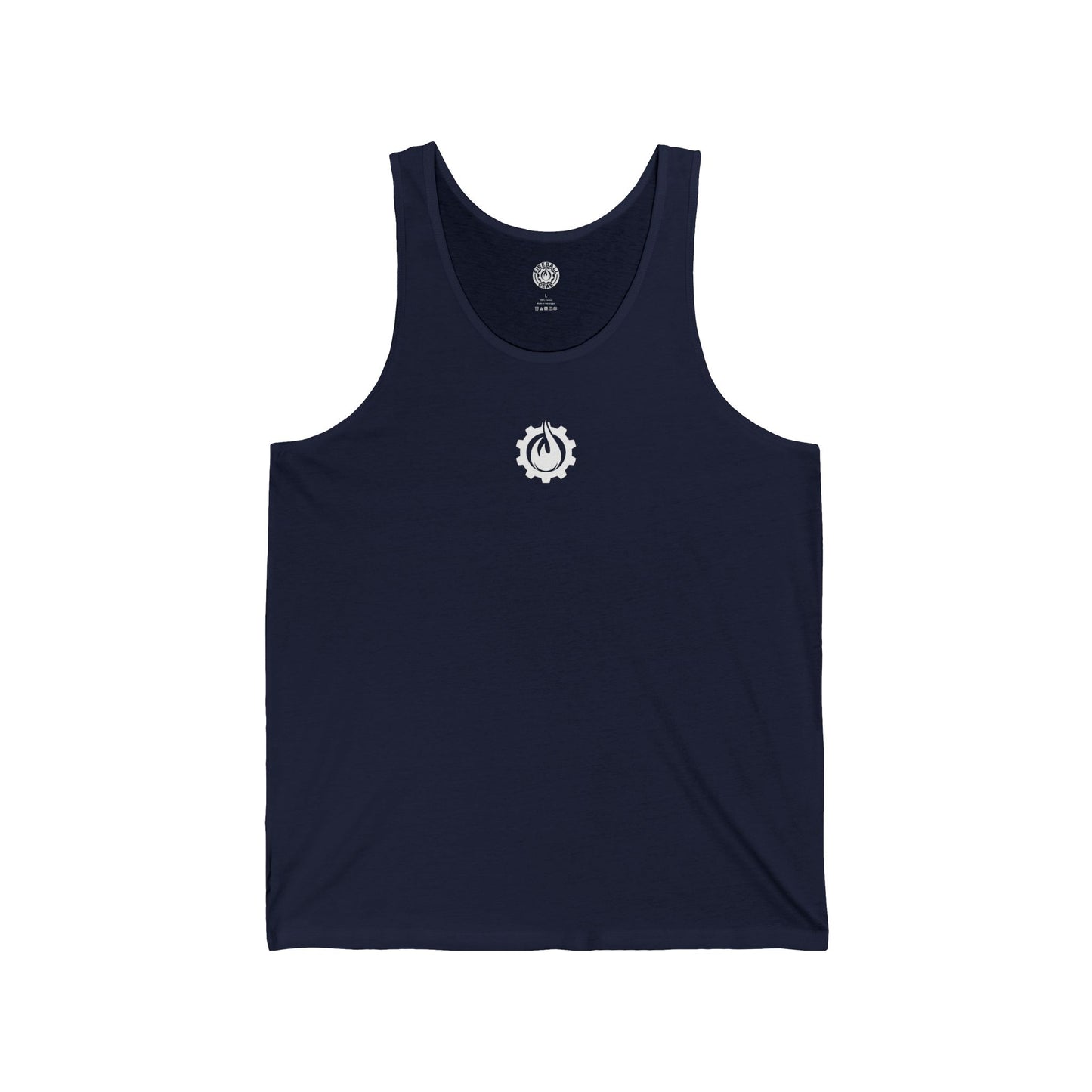 Fireball Gear – Flamme &amp; Ausrüstung – Weiß – Unisex Jersey Tank Top