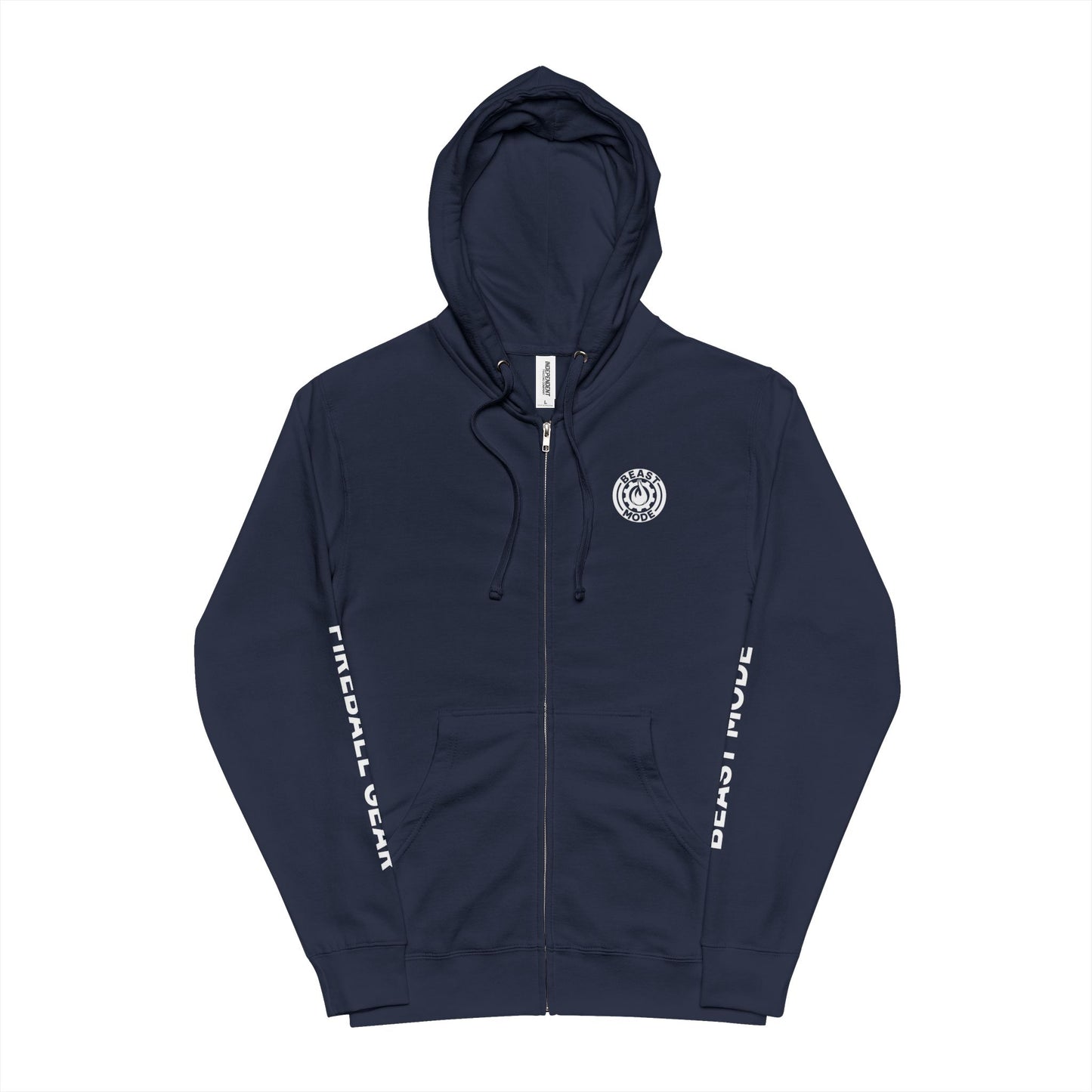 Beast Mode Series – Cheetah Kickboxing – Train at Top Speed – Fitness Zip-Up Lightweight Hoodie