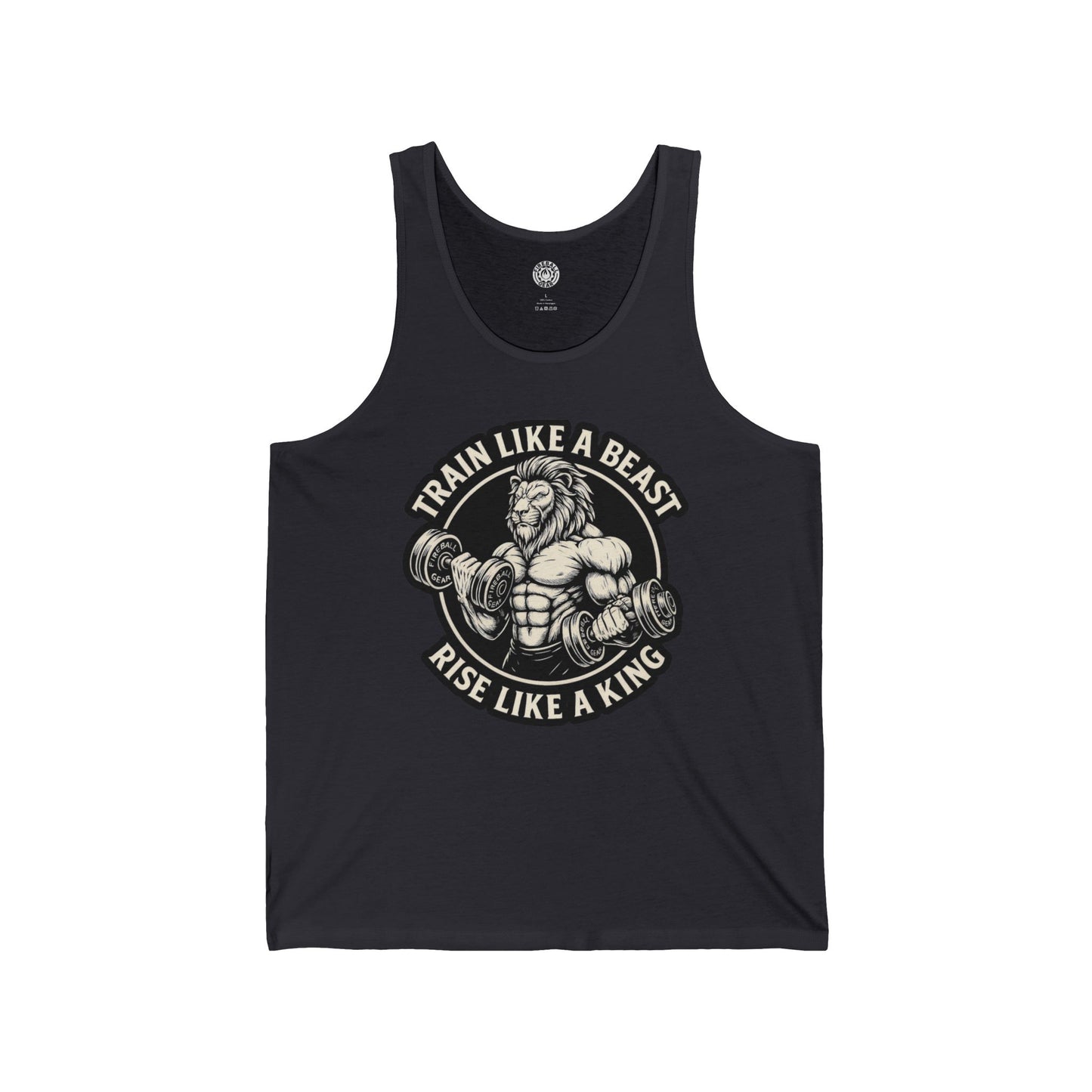 Serie Modo Bestia - Entrena como una bestia, asciende como un rey - Camiseta sin mangas unisex