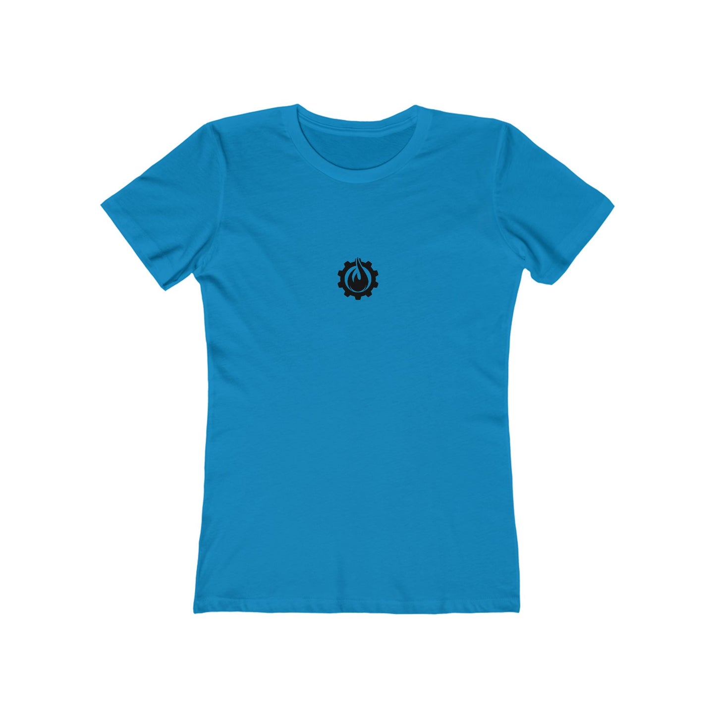 Fireball Gear - Flame &amp; Gear - Schwarz - Damen Slim Fit T-Shirt