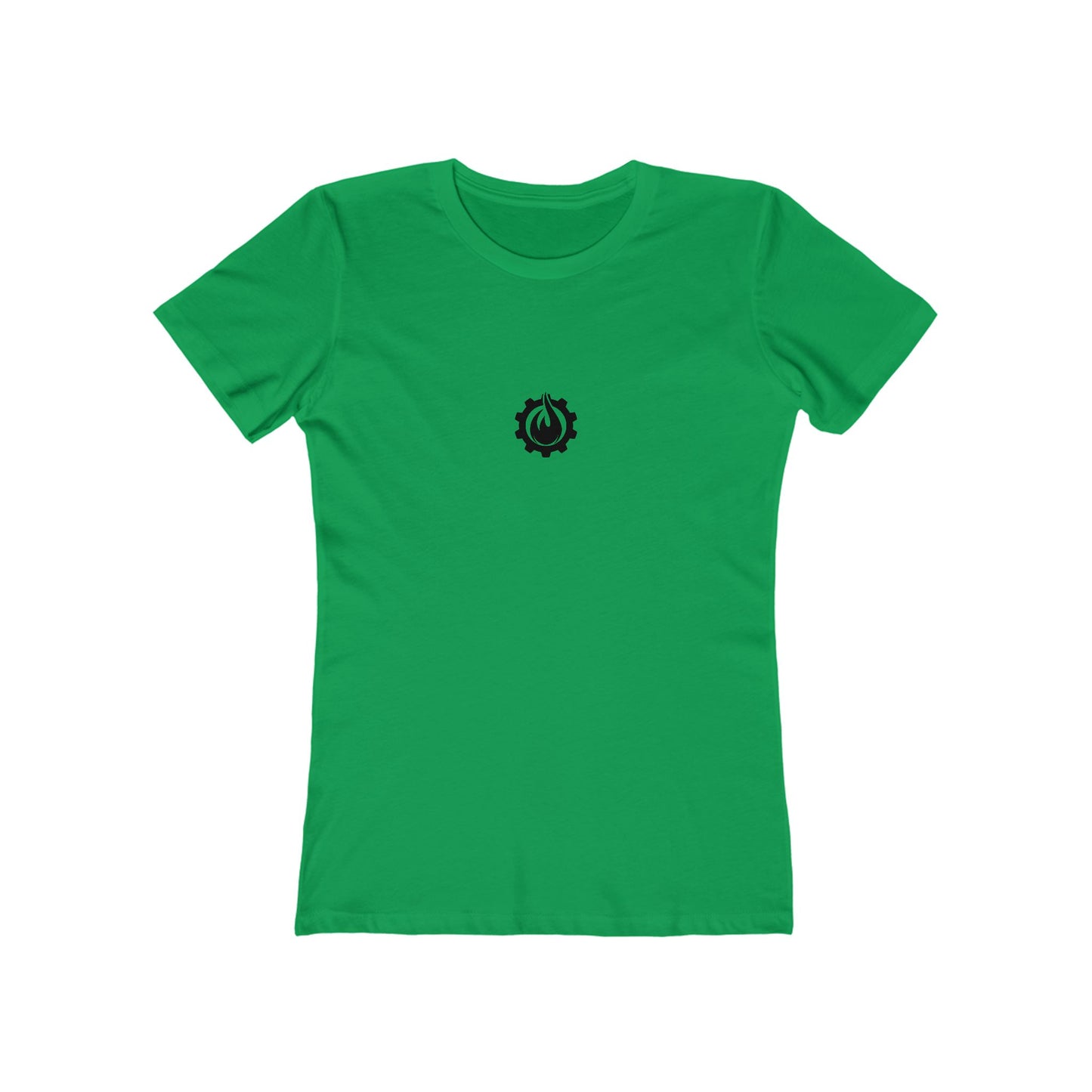 Fireball Gear - Flame &amp; Gear - Schwarz - Damen Slim Fit T-Shirt