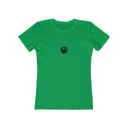 Fireball Gear - Flame &amp; Gear - Schwarz - Damen Slim Fit T-Shirt
