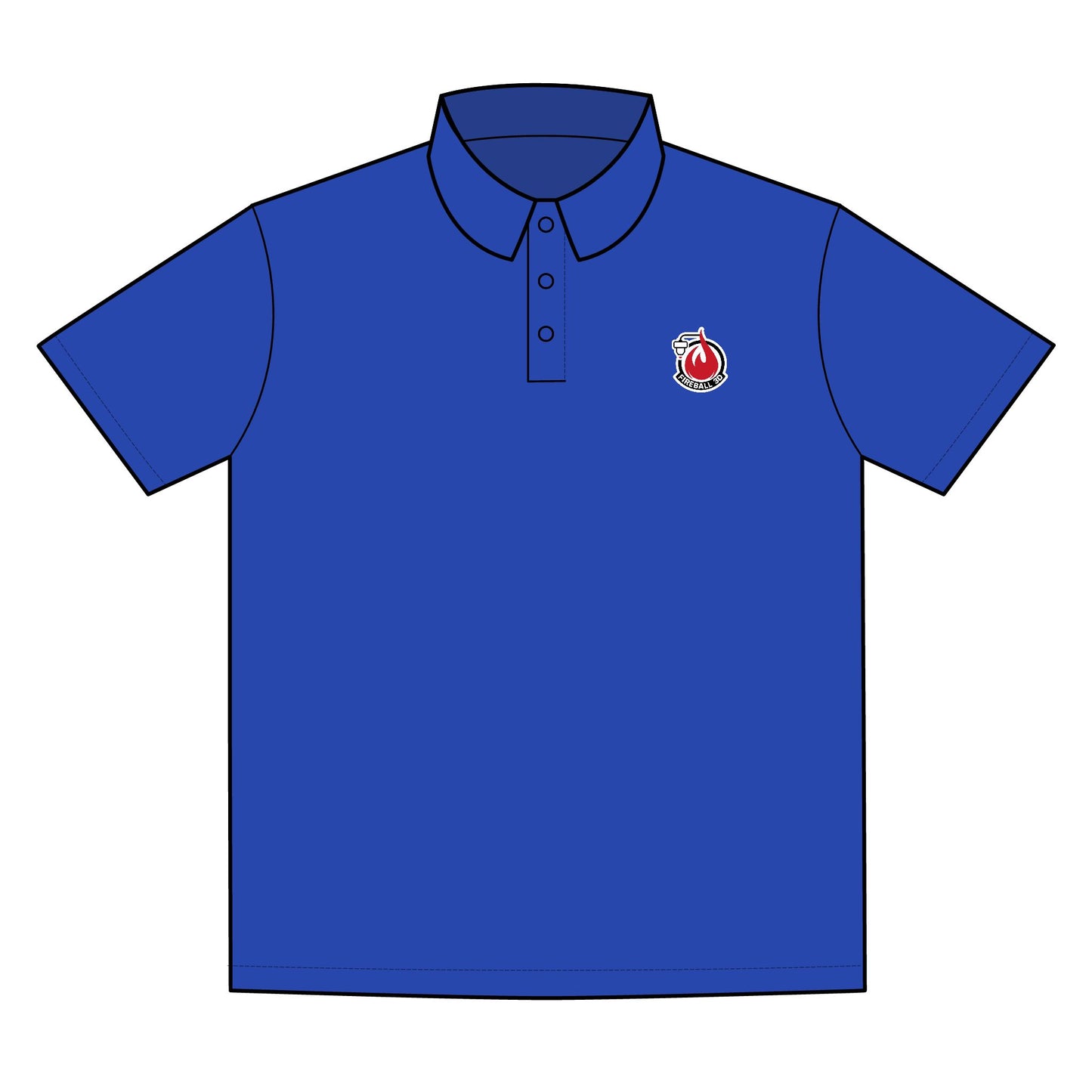 Fireball 3D - Polo Shirt