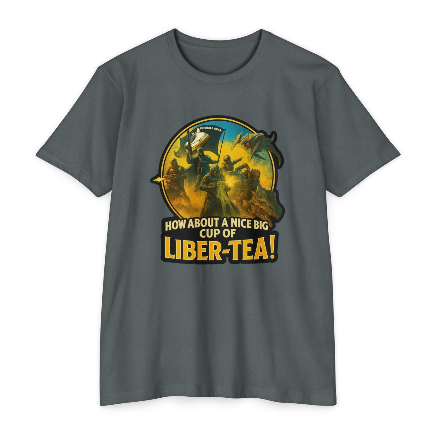 Hell Divers - Have a Nice Big Cup of LIBRA-TEA! - Gaming T-shirt