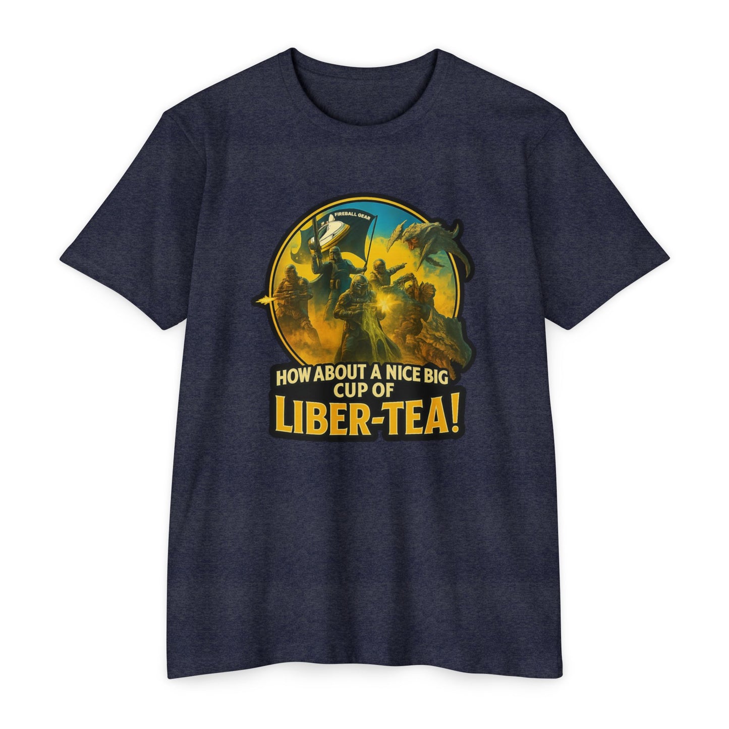 Hell Divers - Have a Nice Big Cup of LIBRA-TEA! - Gaming T-shirt