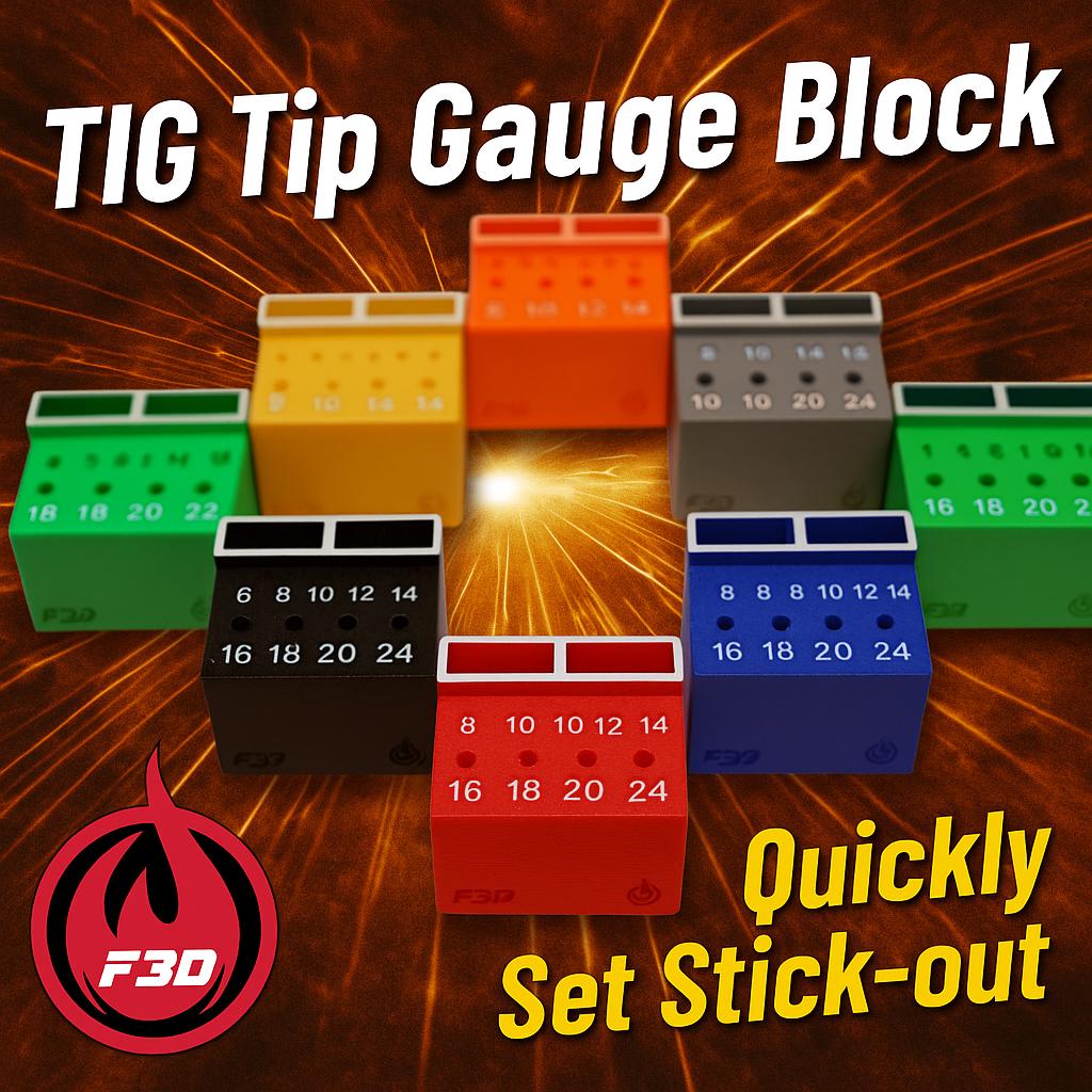 Tungsten Stick-Out Gauge for TIG Welding Torch
